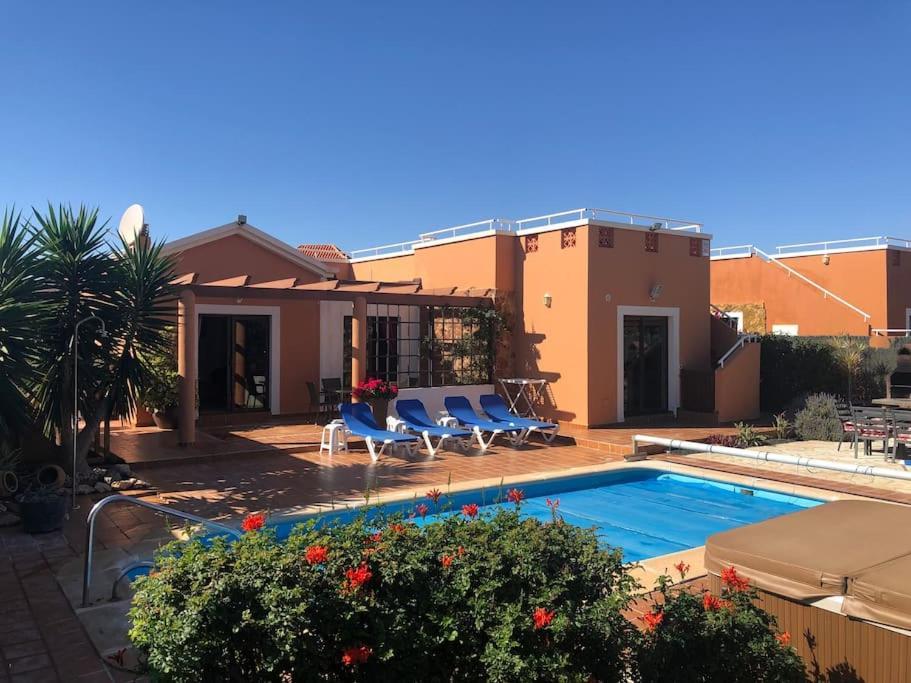 Casa Piedra, Luxury Family Front Line Golf, Hot Tub,Pool Table, 8 Pers, Caleta De Fuste Villa Dış mekan fotoğraf