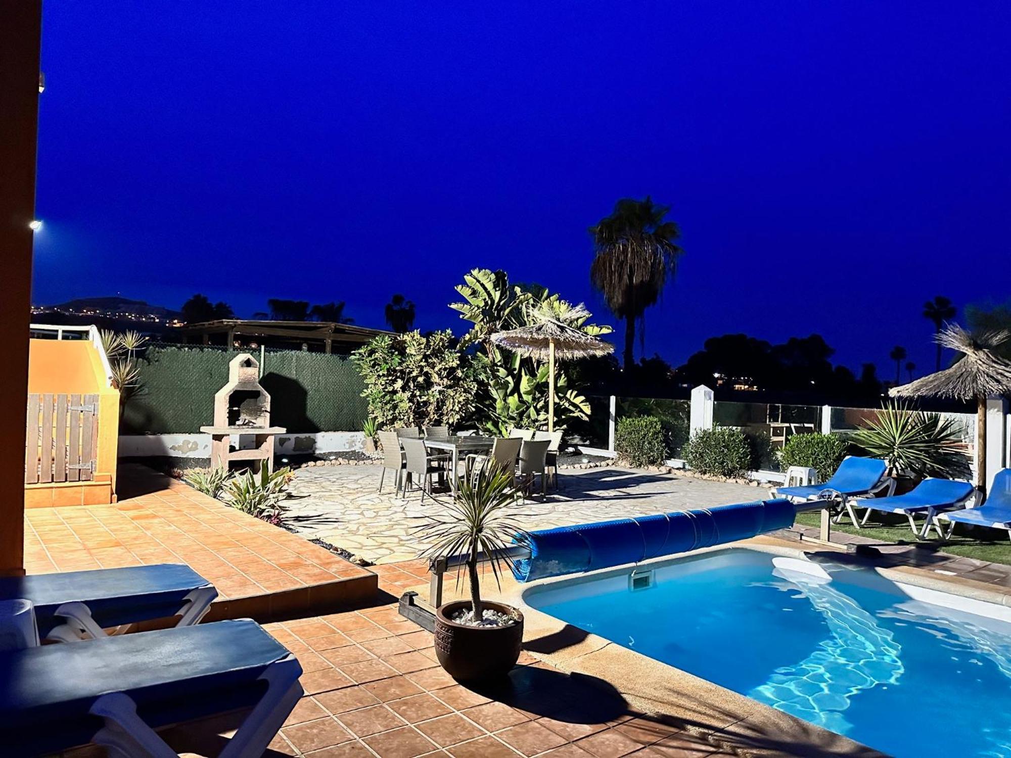 Casa Piedra, Luxury Family Front Line Golf, Hot Tub,Pool Table, 8 Pers, Caleta De Fuste Villa Dış mekan fotoğraf